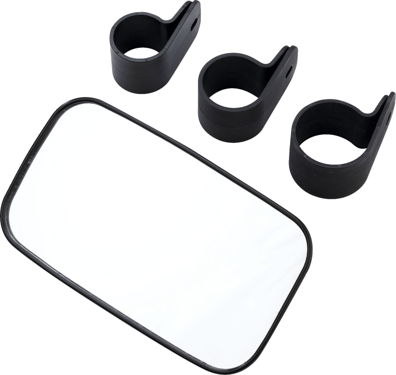 MOOSE OFFROAD MOOSE OFFROAD Mirror - Rear/Side View - Rectangle - Black Q60 - 6001 Q60 - 6001 - Moto - House MX