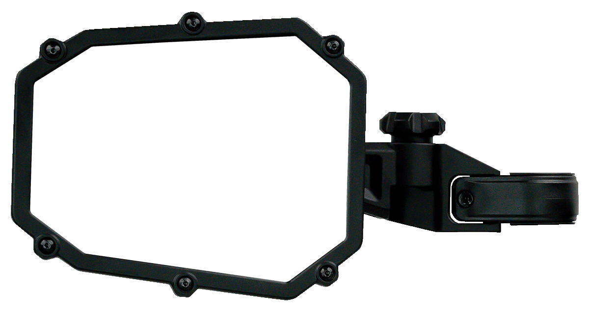 MOOSE OFFROAD Moose Offroad MUTVMIR - ES1 - CCS Side View Octagon Mirror with Custom Clamp System for UTVs MUTVMIR - ES1 - CCS - Moto - House MX