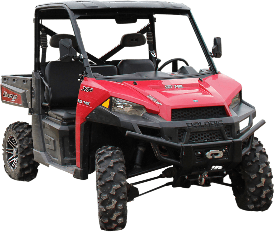 MOOSE OFFROAD MOOSE OFFROAD Ranger Pro - Fit Side View Mirror with Break - away Housing - Black, Part 56 - 18083A 56 - 18083A - Moto - House MX
