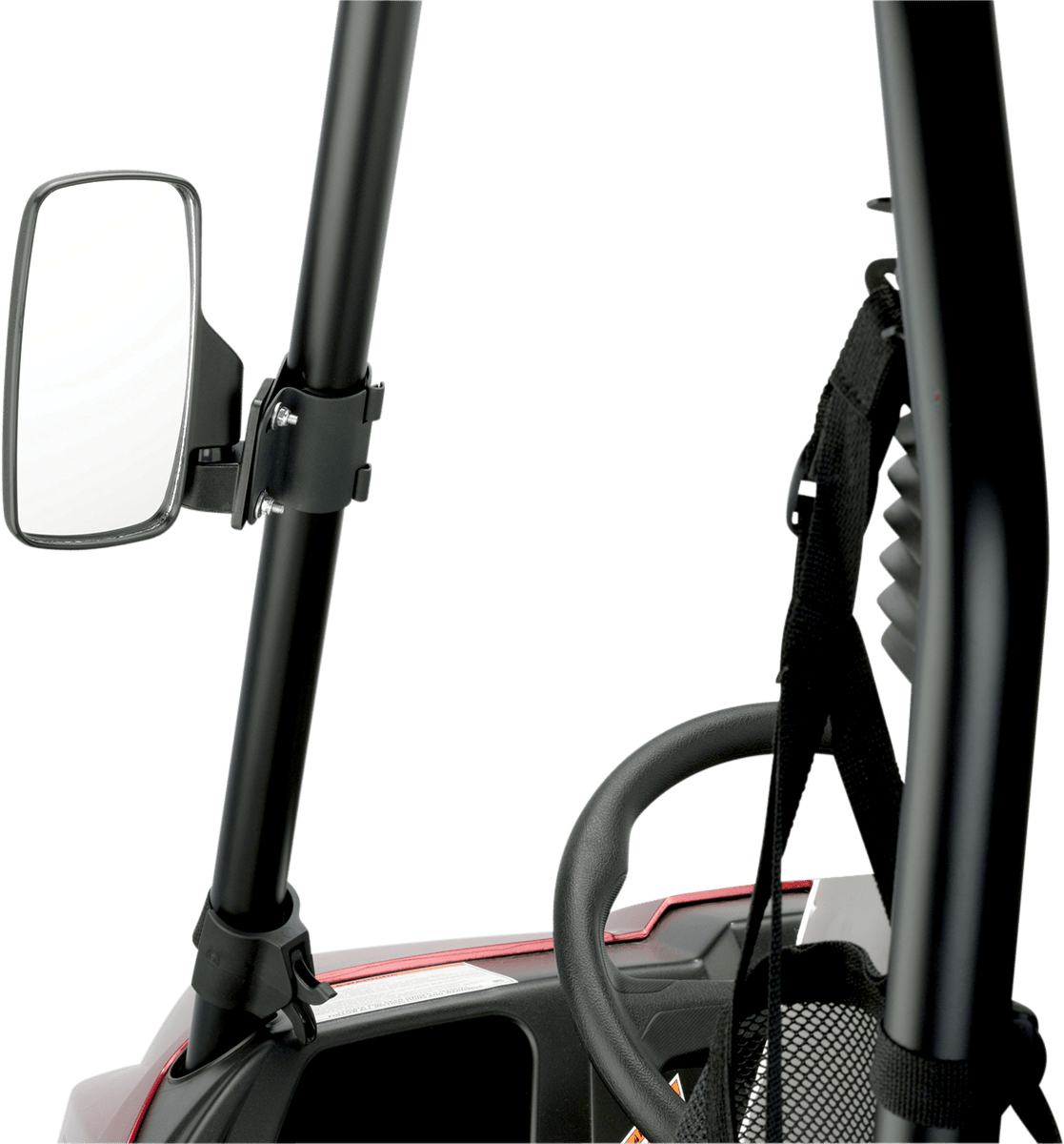 MOOSE OFFROAD MOOSE OFFROAD Side View Rectangle Mirror with Black Finish, Part Number 56 - 18081A 56 - 18081A - Moto - House MX