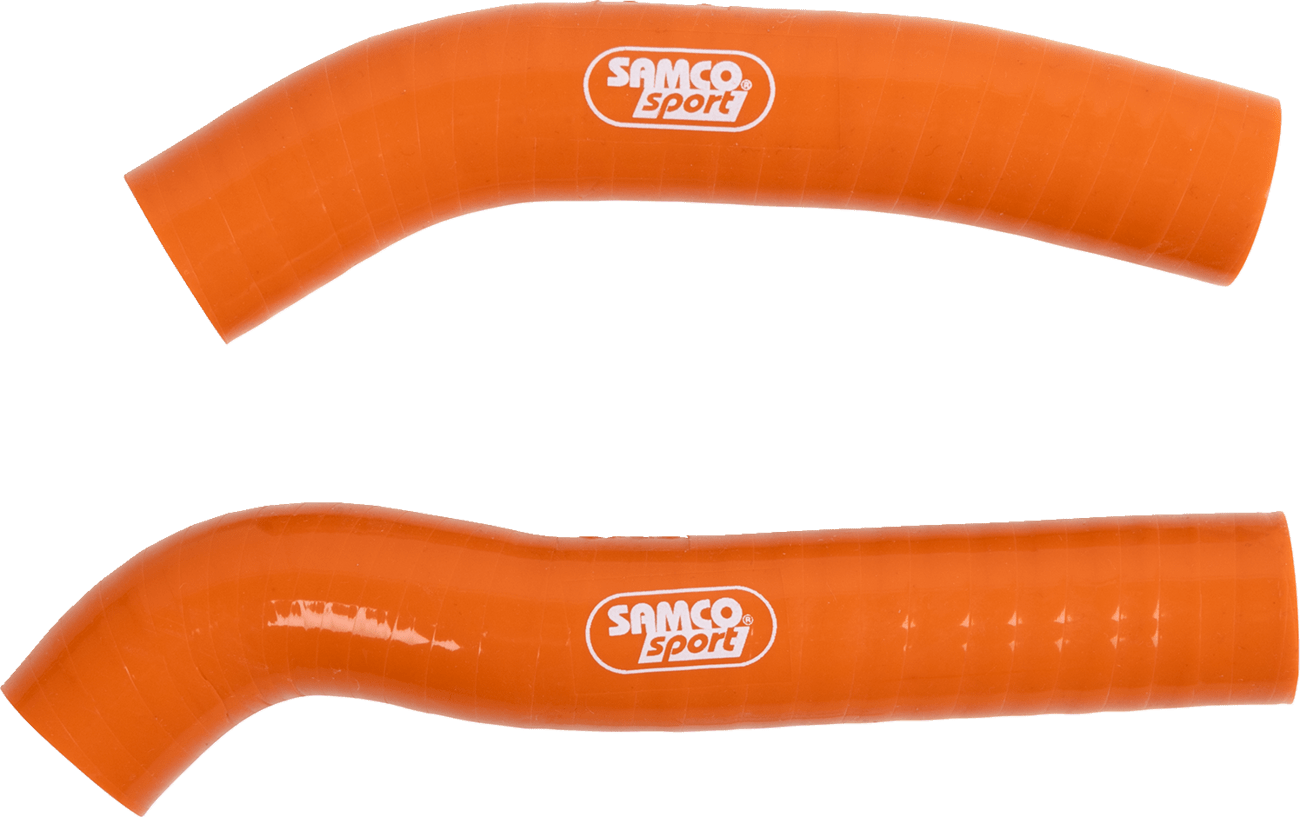 Moose Offroad OEM Fit Radiator Hose Kit for Gas Gas, Husqvarna, and KTM - Orange (Part Number: KTM - 134 - OR) - Moto - House MX