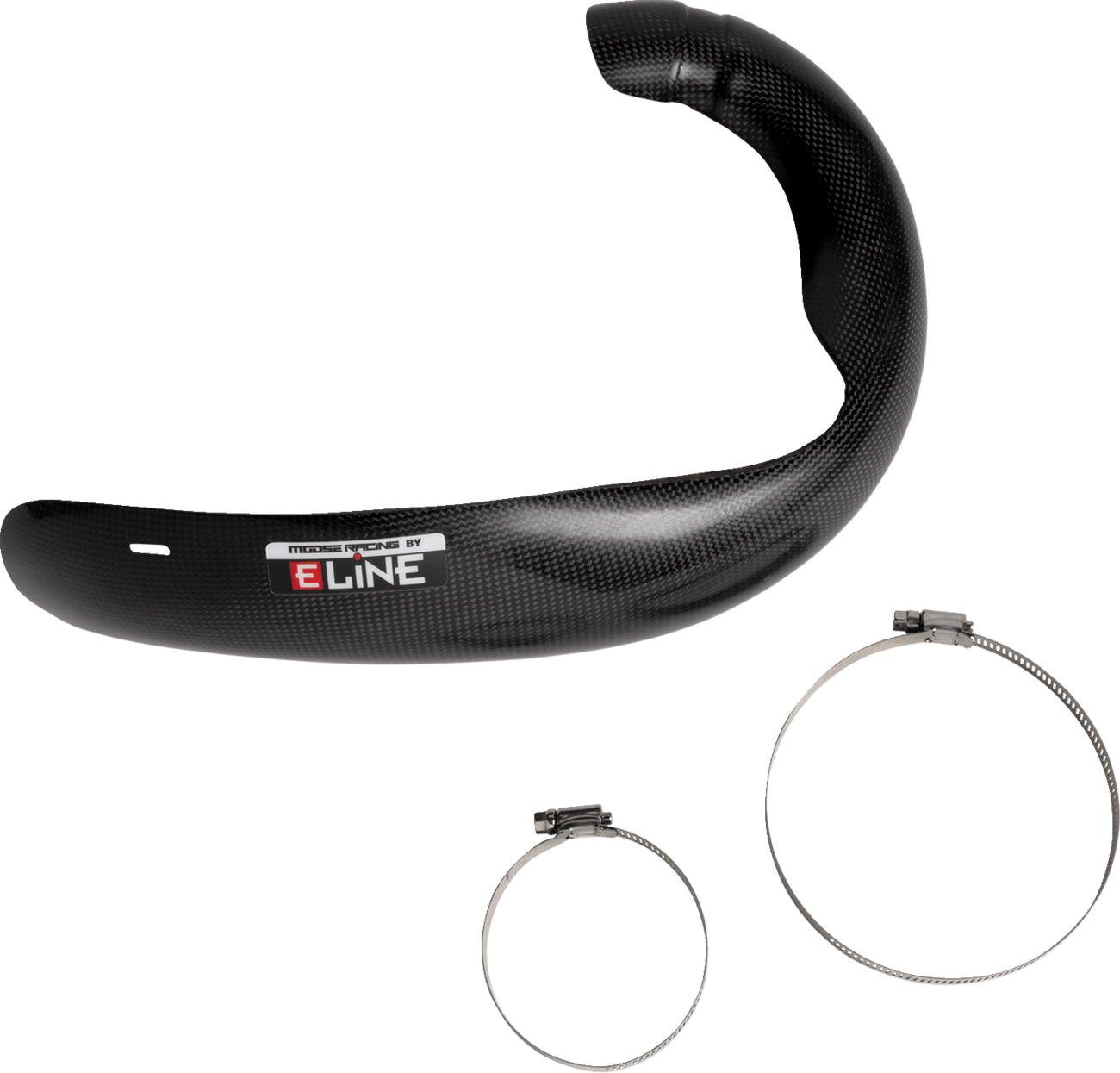 Moose Offroad Pipe Guard by E Line - Carbon Fiber MPG12523C - Moto - House MX