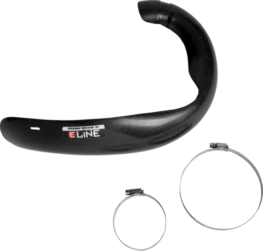Moose Offroad Pipe Guard by E Line - Carbon Fiber MPG12523C - Moto - House MX
