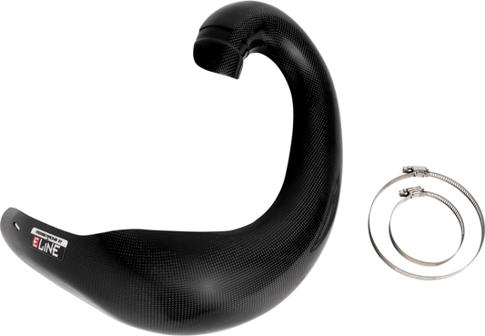 MOOSE OFFROAD Pipe Guard by E Line - Carbon Fiber MPG25023C - Moto - House MX