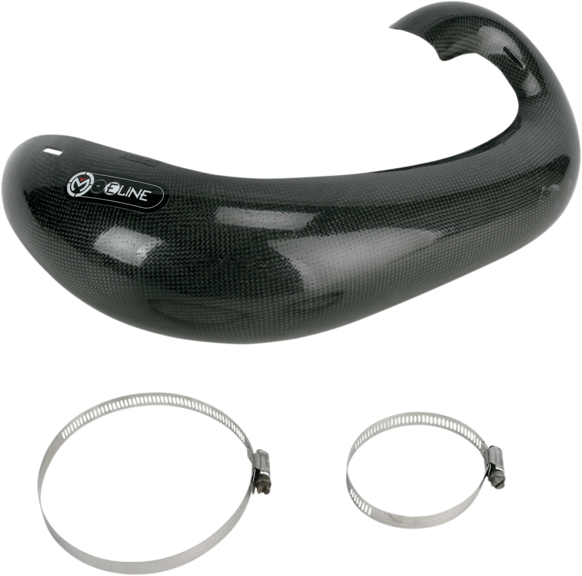 MOOSE OFFROAD Pipe Guard MPG087 - Durable Carbon Fiber Protection - Moto - House MX