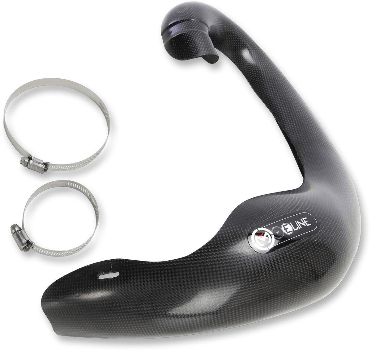 MOOSE OFFROAD Pipe Guard MPG202 - Durable Carbon Fiber Protection - Moto - House MX