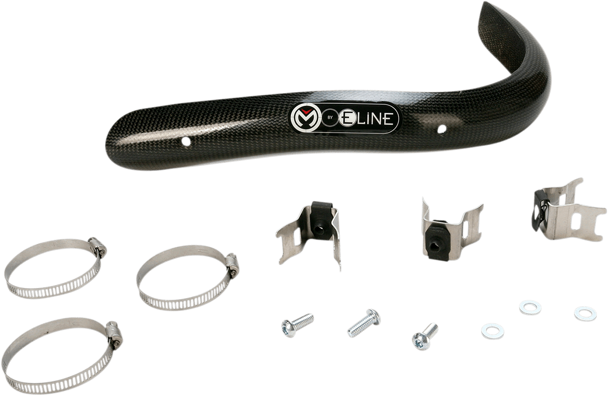 MOOSE OFFROAD Pipe Guard - MPG500E | Lightweight Carbon Fiber Protection - Moto - House MX