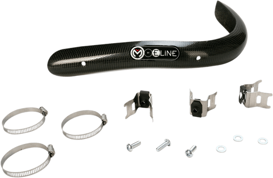 MOOSE OFFROAD Pipe Guard - MPG500E | Lightweight Carbon Fiber Protection - Moto - House MX