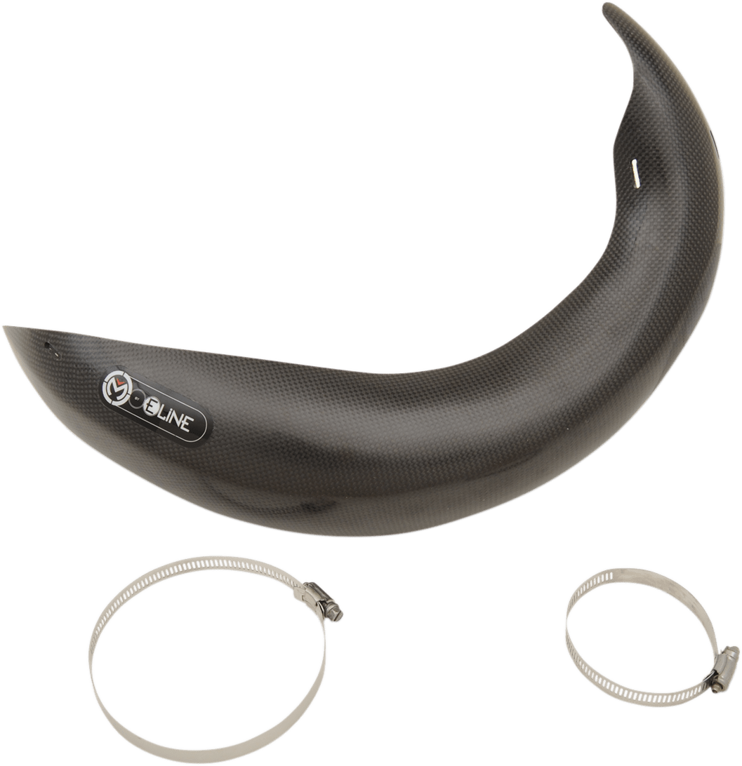 MOOSE OFFROAD Pipe Guard YPG2005 - Durable Carbon Fiber Exhaust Protection - Moto - House MX