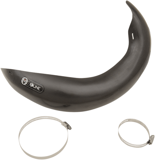 MOOSE OFFROAD Pipe Guard YPG2005 - Durable Carbon Fiber Exhaust Protection - Moto - House MX