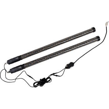 MOOSE OFFROAD Quick Release LED Whip Lights – Pair – 4 Sizes – High - Visibility & Durable for UTVs - Moto - House MX