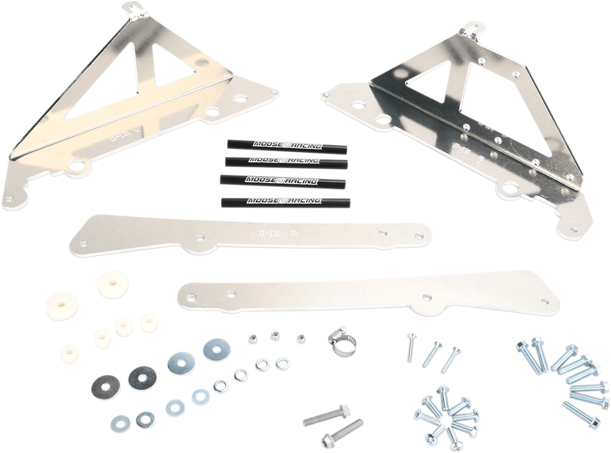 MOOSE OFFROAD Radiator Braces for Husqvarna 11 - 131 | Heavy - Duty Aluminum Support - Moto - House MX
