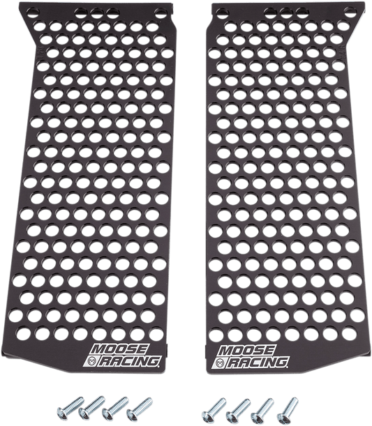 Moose Offroad Radiator Guard Black for Beta, Husaberg, Husqvarna, and KTM 12 - 114 - Moto - House MX