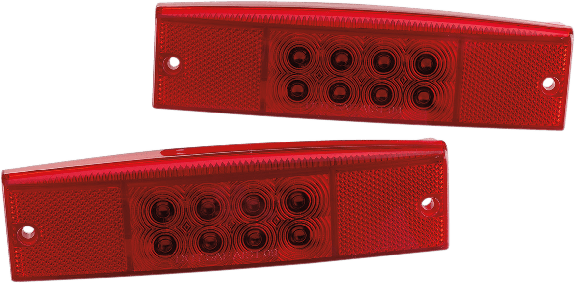 Moose Offroad Ranger Mid LED Taillights - Red, Part Number 100 - 2350 - PU - Moto - House MX