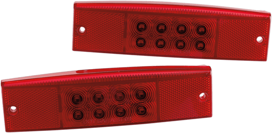 Moose Offroad Ranger Mid LED Taillights - Red, Part Number 100 - 2350 - PU - Moto - House MX