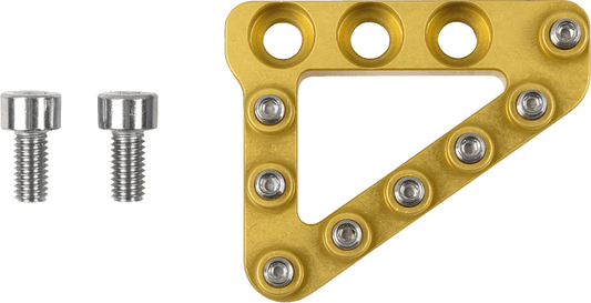 MOOSE OFFROAD Rear Brake Tip Large Gold 1610 - 0738 - CNC and Forged KTM/Beta - Moto - House MX