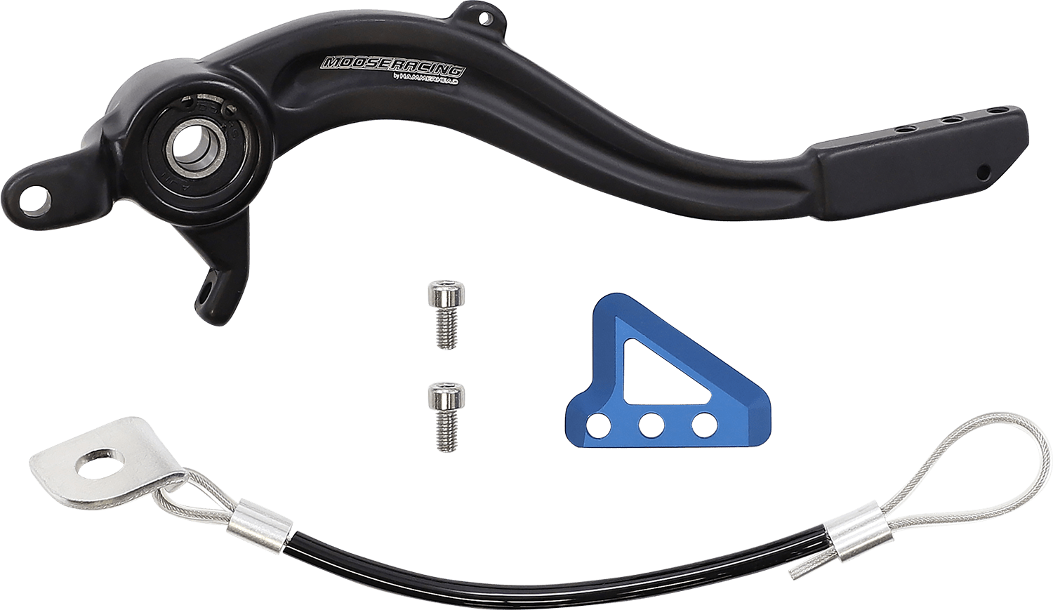 MOOSE OFFROAD Sherco Brake Pedal * Blue, Part Number 82 - 1020 - 21 - 20 - Moto - House MX