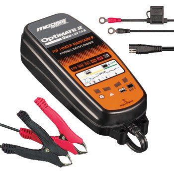 MOOSE OFFROAD TM - 555 Optimate 2 Duo Charger/Maintainer – The Ultimate Battery Charger - Moto - House MX