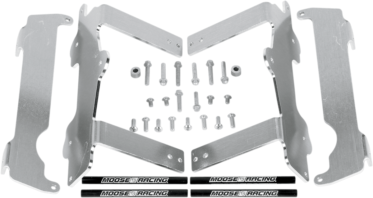 Moose Offroad Yamaha 11 - 151 Radiator Braces - Silver - Moto - House MX