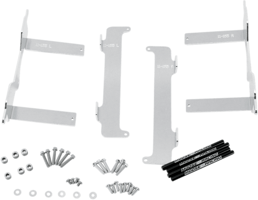 Moose Offroad Yamaha 11 - 155 Radiator Braces - Heavy - Duty Aluminum Support System - Moto - House MX