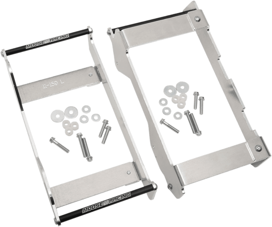 Moose Offroad Yamaha 11 - 159 Radiator Braces - Heavy - Duty Aluminum Support - Moto - House MX