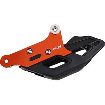 MOOSE RACING - 1231 - 1063 - MR - 1 Colored Aluminum Chain Guide Orange/Black - Moto - House MX