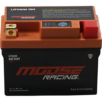 Moose Racing 2113 - 0743 Lithium Ion Battery - Power Up Your Yamaha YZ450FX, WR450F, YZ250FX, and WR250F - Moto - House MX