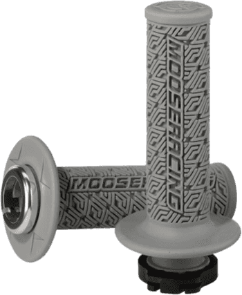 MOOSE RACING 36 SERIES CLAMP - ON GRIPS - Gray/Silver - 0630 - 2540 - Moto - House MX