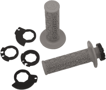 MOOSE RACING 36 SERIES CLAMP - ON GRIPS - Gray/Silver - 0630 - 2540 - Moto - House MX