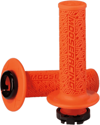 MOOSE RACING 36 SERIES CLAMP - ON GRIPS - Orange/Black - 0630 - 2538 - Moto - House MX