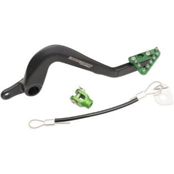 Moose Racing Brake Pedal - Green - 1610 - 0339 - 2005 - 2020 Kawasaki KX250F - Moto - House MX