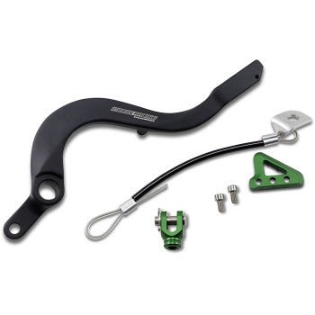 Moose Racing Brake Pedal - Green - 1610 - 0340 - 2006 - 2022 Kawasaki KX450F, KX450XC, and KX450SR - Moto - House MX