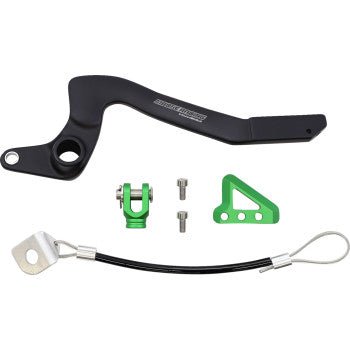 Moose Racing Brake Pedal - Green - 1610 - 0644 - 2000 - 2023 Kawasaki KX65 - Moto - House MX