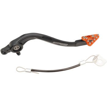 Moose Racing Brake Pedal - Orange - 1610 - 0550 - 2017 - 2022 KTM 250 EXC - F, 350 EXC - F, 300 XC - W, and 250 XC - W TPI - Moto - House MX