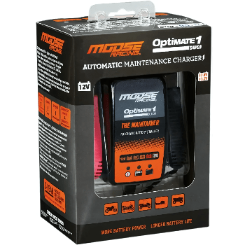 Moose Racing - Optimate 1 Charger - DUO - TM - 611 - Lithium - AMG - Lead - Acid - Moto - House MX