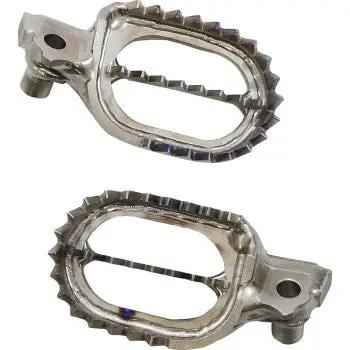 Moose Racing Titanium Foot Pegs - 1620 - 2373 - 2004 - 2023 Honda CRF250R, 2002 - 2023 CRF450R - Moto - House MX