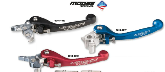 Moose Racing Flex Brake Levers by ARC - 2001-2017 Yamaha YZ125, YZ250