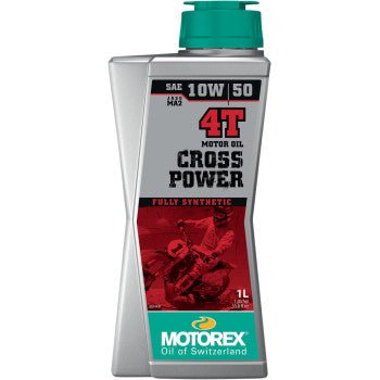 Motorex Cross Power Synthetic 4T Engine Oil - 10W - 50 - Moto - House MX