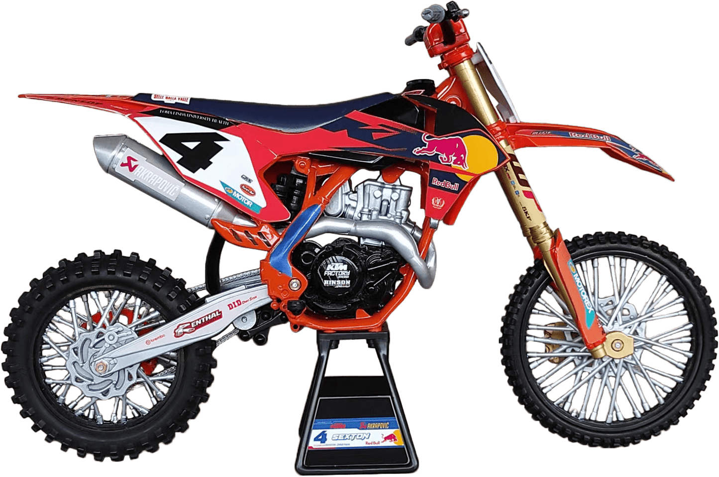 NEW - RAY NEW - RAY - 1:12 Scale Red Bull KTM Chase Sexton 4 - Fits KTM Models 58473 - Moto - House MX