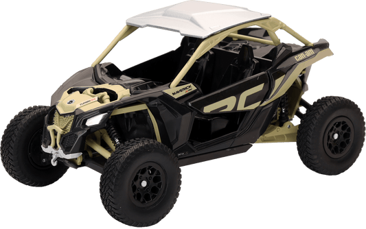 NEW - RAY NEW - RAY - 1:18 Scale Can Am Maverick X3 X RC Turbo Black/Tan - Fits Select RC Models 58283B - Moto - House MX