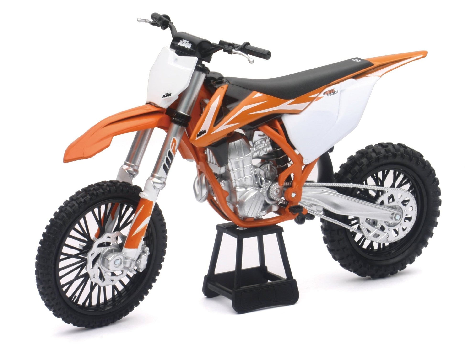 NEW - RAY NEW - RAY - Replica 1:10 Race Bike 17 KTM 450SX F Orange - Part 57943 - Fits Various KTM Models 57943 - Moto - House MX