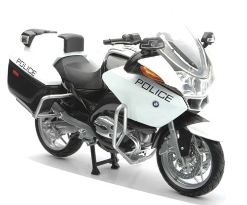 NEW - RAY NEW - RAY - Replica 1:12 Sport Touring BMW R1200 RT P Police White - Part 43153 - Fits Most 1:12 Scale Collectible Models 43153 - Moto - House MX