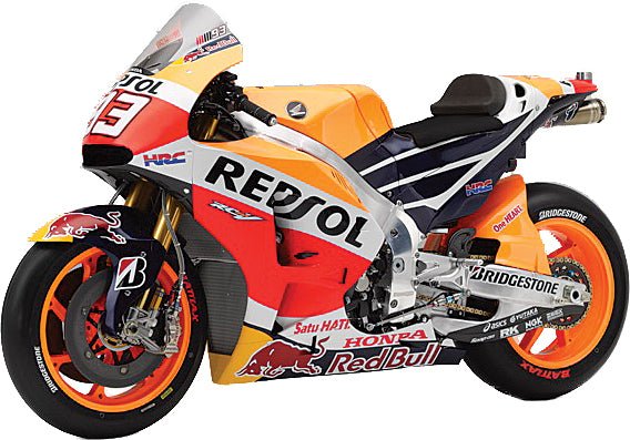 NEW - RAY NEW - RAY - Replica 1:12 Super Sport Bike 15 Honda Repsol (Marquez) - Part 57753 - 7” Long - Fits Honda Repsol Models 57753 - Moto - House MX