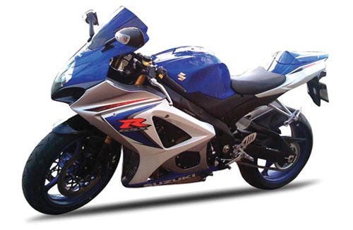 NEW - RAY NEW - RAY - Replica 1:12 Super Sport Bike 2008 Suzuki GSX - R1000 Blue - fits Motorcycle Collectors 57003A - Moto - House MX