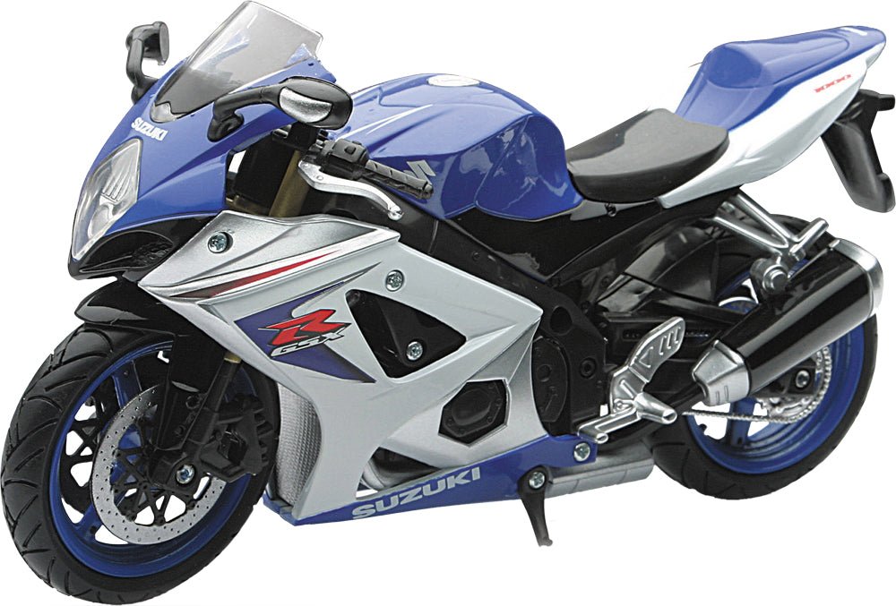 NEW - RAY NEW - RAY - Replica 1:12 Super Sport Bike 2008 Suzuki GSX - R1000 Blue - fits Motorcycle Collectors 57003A - Moto - House MX