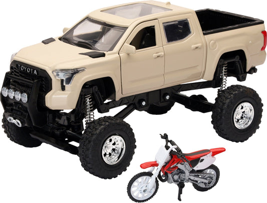 NEW - RAY NEW - RAY - Replica 4x4 Truck and Dirt Bike Mud Tundra Honda - SS - 54456 - Fits Various Models SS - 54456 - Moto - House MX