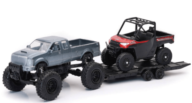 NEW - RAY NEW - RAY - Replica 4x4 Truck/UTV Pick Up Truck/Pol Ranger - 50076A - Fits Jeep Wrangler with MINI Polaris 50076A - Moto - House MX