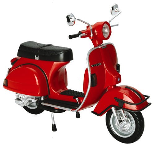NEWRAY TOYS NEWRAY TOYS - 1/12 Scale 1978 Vespa P200E Model - Red - Fits Various Vintage Scooters 42123 - Moto - House MX