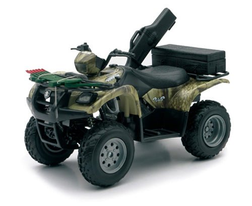 NEWRAY TOYS NEWRAY TOYS - 1/12 Suzuki Vinson Auto 500 4x4 Camo ATV - Fits Various Miniature Models 42903A - Moto - House MX