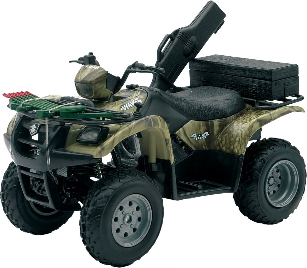 NEWRAY TOYS NEWRAY TOYS - 1/12 Suzuki Vinson Auto 500 4x4 Camo ATV - Fits Various Miniature Models 42903A - Moto - House MX